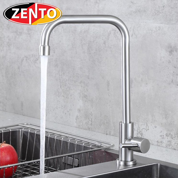 Vòi rửa bát đơn inox304 Zento SUS4632-1new